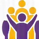 A community icon with multiple people, representing social gaming aspects.