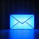 Email envelope icon with glowing effect