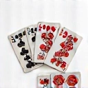 Poker chips and cards icon