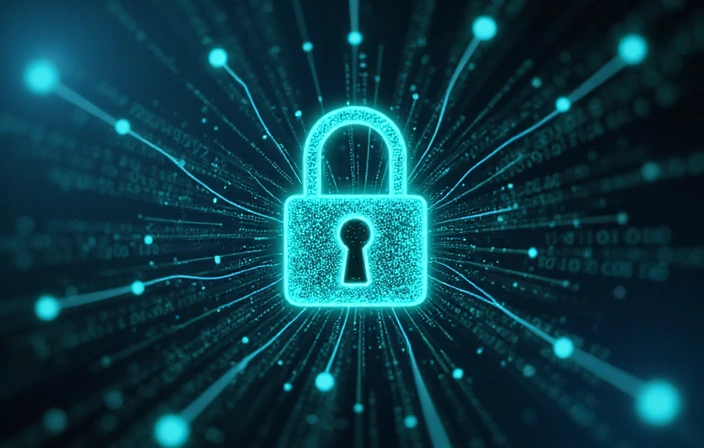 Cybersecurity lock with digital data