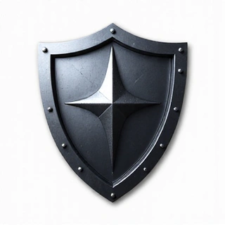 Stylized shield icon representing privacy and security