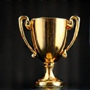 A trophy icon, representing achievements and milestones.